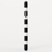 Schwarz-Weiß-Streifen Rosa Kuss Case-Mate iPhone Hülle (Hinten/Rechts)