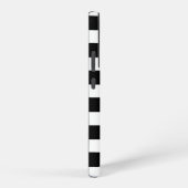 Schwarz-Weiß-Streifen Samsung Galaxy Hülle (Rechte Seite)