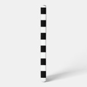 Schwarz-Weiß-Streifen Samsung Galaxy Hülle (Linke Seite)