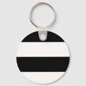 Schwarz-Weiß-Streifen Schlüsselanhänger (Vorderseite)