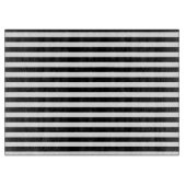 Schwarz-Weiß-Streifen Schneidebrett (Vorderseite)