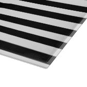 Schwarz-Weiß-Streifen Schneidebrett (Ecke)