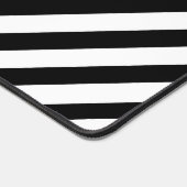 Schwarz-Weiß-Streifen Schreibtischunterlage (Ecke)