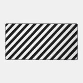 Schwarz-Weiß-Streifen Schreibtischunterlage (Vorderseite)