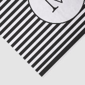 Schwarz-Weiß-Streifen Seidenpapier (Ausschnitt)