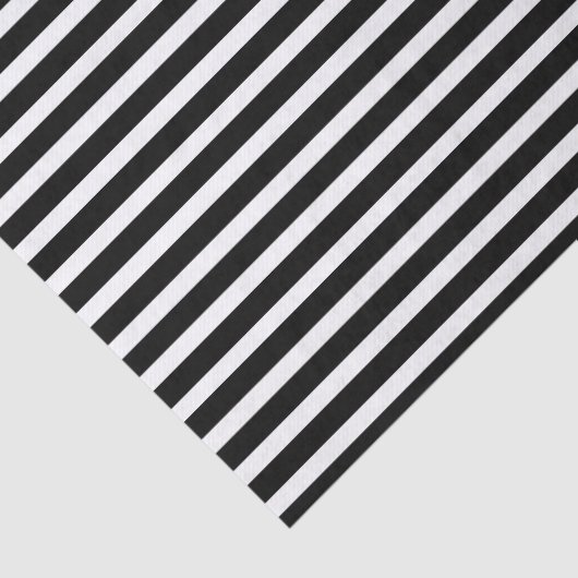 Schwarz-Weiß-Streifen Seidenpapier (Detail)
