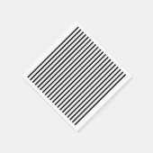 Schwarz-Weiß-Streifen Serviette (Ecke)