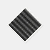 Schwarz-Weiß-Streifen Serviette (Ecke)