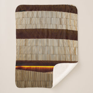 Schwarz-Weiß-Streifen Sherpadecke