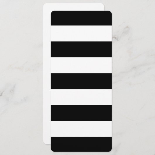 Schwarz-Weiß Streifen stilvoll (Vorne/Hinten)