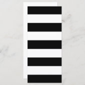 Schwarz-Weiß Streifen stilvoll (Vorne/Hinten)