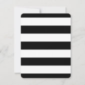 Schwarz-Weiß Streifen stilvoll (Vorderseite)