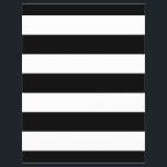 Schwarz-Weiß Streifen stilvoll Flyer<br><div class="desc">Die feine schwarz-weiße Dekoration in horizontaler oder vertikaler Form ist ein moderner klassischer Grafikstil, der immer für sich selbst oder für jemanden, der auf Ihrer Liste besonders ist, ein tolles Geschenk macht, das bei festlichen Anlässen sicher einen Eindruck hinterlässt. E-Mail mit dem unten stehenden E-Mail-Link "Diesen Designer Gefragt" für spezielle...</div>