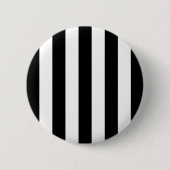 Schwarz-Weiß-Streifen, Streifenmuster, Linien Button (Vorderseite)