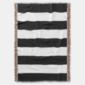 Schwarz-Weiß-Streifen, Streifenmuster, Linien Decke (Vorderseite Vertikal)