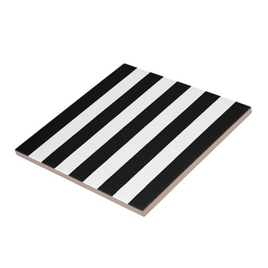 Schwarz-Weiß-Streifen, Streifenmuster, Linien Fliese (Seite)