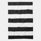 Schwarz-Weiß-Streifen, Streifenmuster, Linien Geschirrtuch (Vertikal)