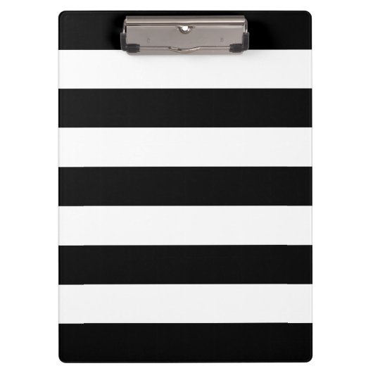 Schwarz-Weiß-Streifen, Streifenmuster, Linien Klemmbrett (Vorderseite)