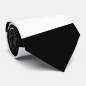 Schwarz-Weiß-Streifen, Streifenmuster, Linien Krawatte (Gerollt)