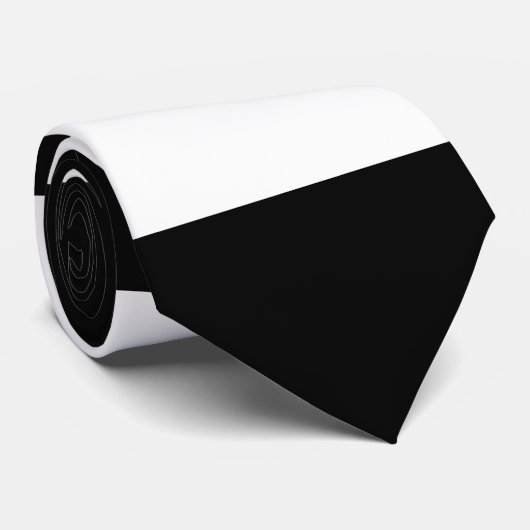 Schwarz-Weiß-Streifen, Streifenmuster, Linien Krawatte (Gerollt)