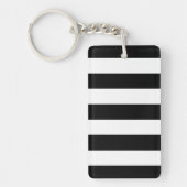 Schwarz-Weiß-Streifen, Streifenmuster, Linien Schlüsselanhänger (Vorderseite)