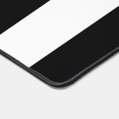 Schwarz-Weiß-Streifen, Streifenmuster, Linien Schreibtischunterlage (Ecke)