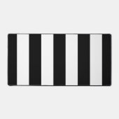 Schwarz-Weiß-Streifen, Streifenmuster, Linien Schreibtischunterlage (Vorderseite)