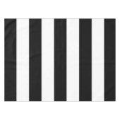 Schwarz-Weiß-Streifen, Streifenmuster, Linien Tischdecke (Vorderseite (Horizontal))