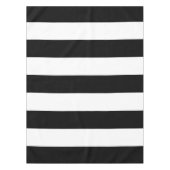Schwarz-Weiß-Streifen, Streifenmuster, Linien Tischdecke (Vorderseite)