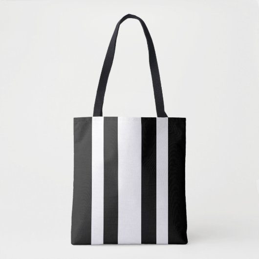 Schwarz-Weiß-Streifen Tasche (Vorderseite)