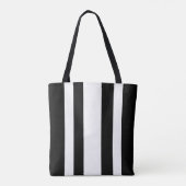 Schwarz-Weiß-Streifen Tasche (Rückseite)