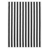 Schwarz-Weiß-Streifen Tischdecke (Vorderseite)