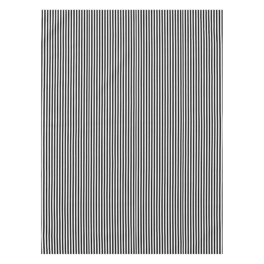 Schwarz-Weiß-Streifen Tischdecke (Vorderseite)