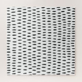 Schwarz-Weiß-Streifen: von Hand gezeichnet Puzzle (Horizontal)