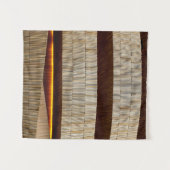 Schwarz-Weiß-Streifen Wandteppich (Vorderseite (Horizontal))