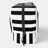 Schwarz-Weiß-Streifen Waschbeutel (Rechts)