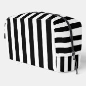 Schwarz-Weiß-Streifen Waschbeutel (Rechte Ecke)