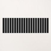 Schwarz-Weiß-Streifen Yogamatte (Rückseite (Horizontal))