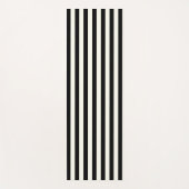 Schwarz-Weiß-Streifen Yogamatte (Vorderseite)