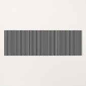 Schwarz-Weiß-Streifen Yogamatte (Rückseite (Horizontal))