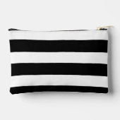 Schwarz-Weiß-Streifen Zubehörtasche (Rückseite)