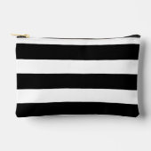 Schwarz-Weiß-Streifen Zubehörtasche (Vorderseite)