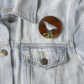 Schwarz-Weiß-Streifenschmetterling Button (Beispiel)