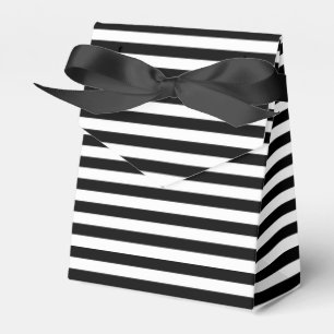 Schwarz-Weiß-Strickfavorit Geschenkschachtel