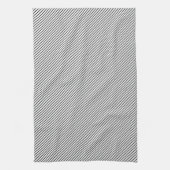 Schwarz + Weiß Strickküche Griller Koch Geschirrtuch (Vertikal)