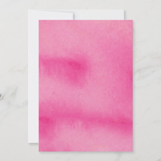 Schwarz-weiß Stripe Blumendusche Einladung (Rückseite)