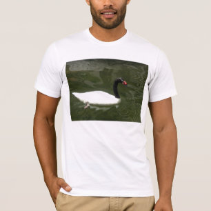 Schwarz-Weiß-Swan T-Shirt