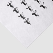 Schwarz-Weiß-Swans Seidenpapier (Ausschnitt)