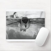 Schwarz-Weiß-Swimming-Pool Mousepad (Mit Mouse)