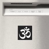 Schwarz-Weiß-Symbol Magnet (In Situ (Geschirrspüler))